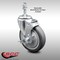 Service Caster 5 Inch SS Thermoplastic Rubber Swivel 10mm Threaded Stem Caster with Brake SCC-SSTS20S514-TPRB-TLB-M1015 - alternate 2